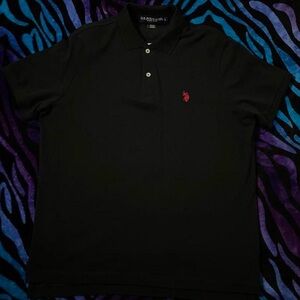 Black U.S. Polo Assn. polo shirt